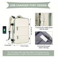 thumbnail image 1 of Large Travel Backpack Women, Carry On Backpack,Hiking Backpack Waterproof Outdoor Sports Rucksack Casual Daypack School Bag Fit 14 Inch Laptop With USB Charging Port Shoes Compartment, 1 of 5