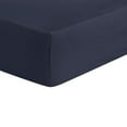 thumbnail image 5 of The Great American Store- 1800 Series 100% Authentic Microfiber Pack of 1 Fitted Sheet / Bottom Sheet 18 Inch Deep Pocket (Solid Navy Blue, King) - ALL ROUND ELASTIC FOR PERFECT FIT, 5 of 6