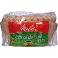 thumbnail image 2 of Cesta de filtros de café Melitta, color marrón natural, sin blanquear, 100 unidades, 2 of 4