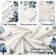thumbnail image 2 of Eikione Nappes Rondes 60 Po, Nappe Florale Imperméable, Nappe Fleur en Polyester Infroissable pour Fête sur Patio, 2 of 5