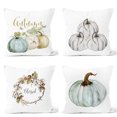 thumbnail image 2 of Fall Autumn Harvest Pumpkin Rustic Cushion Cover Pillow Case Home Decor Art, 2 of 5