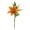 Orange, variant on Artificial Lilies Flowers, 1Pcs Fake Silk Flower Real Touch for Spring Easter Home Kitchen Wedding Bouquet Bulk Mother'S Gift Day Decorations(Yellow)