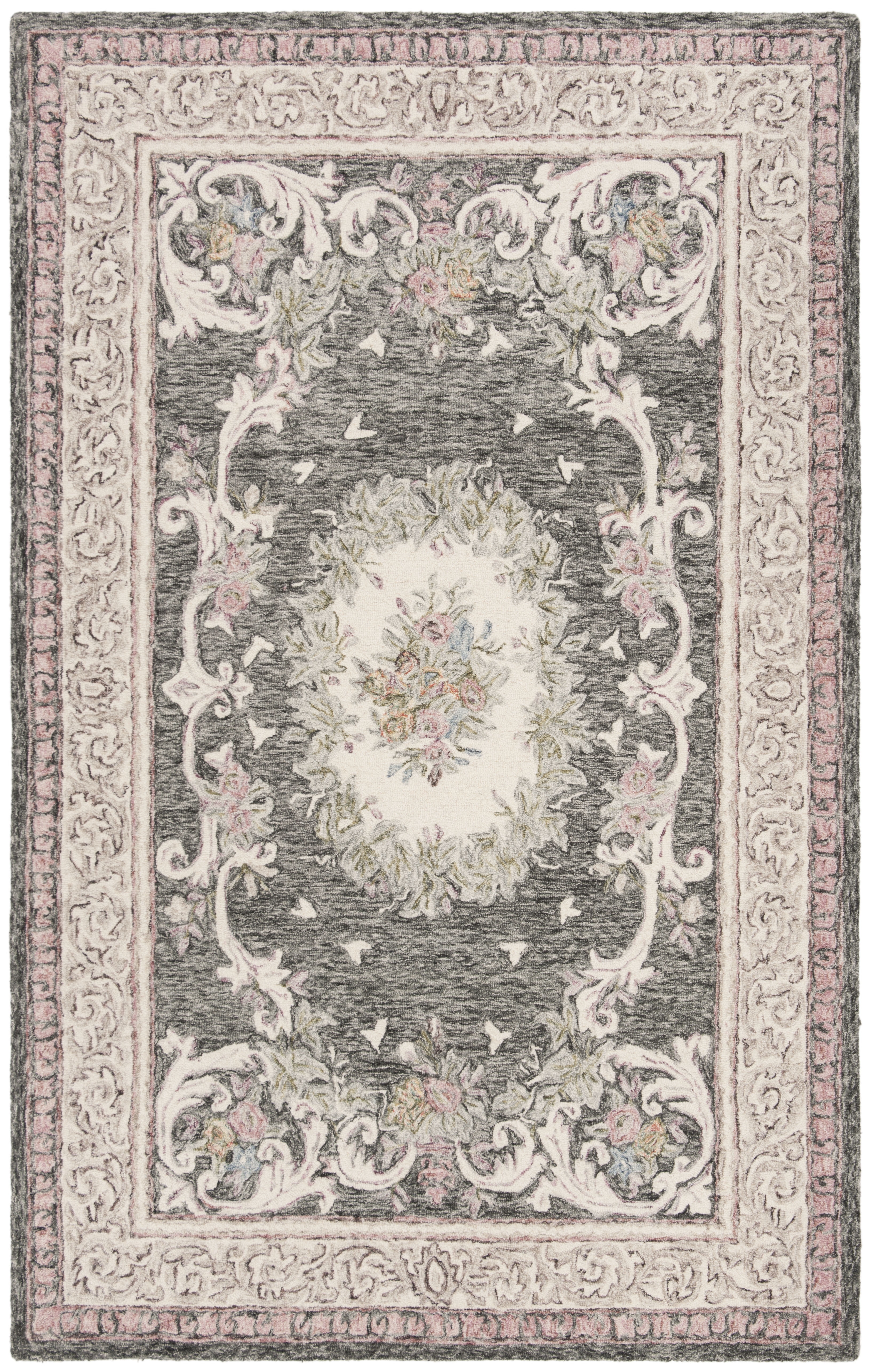 Safavieh Aubusson Sonam Floral Bordered Area Rug or Runner
