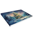thumbnail image 2 of 16x24 inch Oil Painting&nbsp;Wall Art Starry Night Christmas Tree,Rustic Cafes,Lounge,Office Wall Decor Canvas Hanging Picture,Beautiful Starry Night Christmas Tree Art Prints,For Man Cave,Bar,Gym, 2 of 6