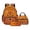 Brown and Orange - Deer, variant on DISNIMO 3PCS Backpack Set with Lunch Box and Pencil Case, Jumping Spider Printed Girls Schoolbag for Preschool Primary Junior High, Large Lightweight Student Backpack Travel Daypack