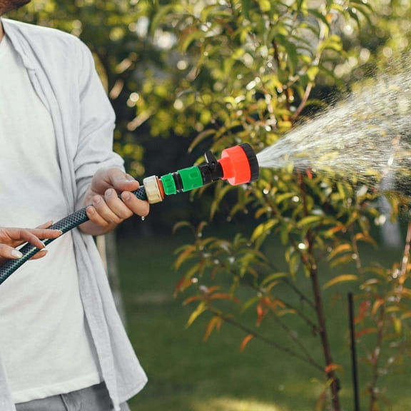 COMPUKAS Wide Range Red ABS Misting Nozzle Professional Home Irrigation