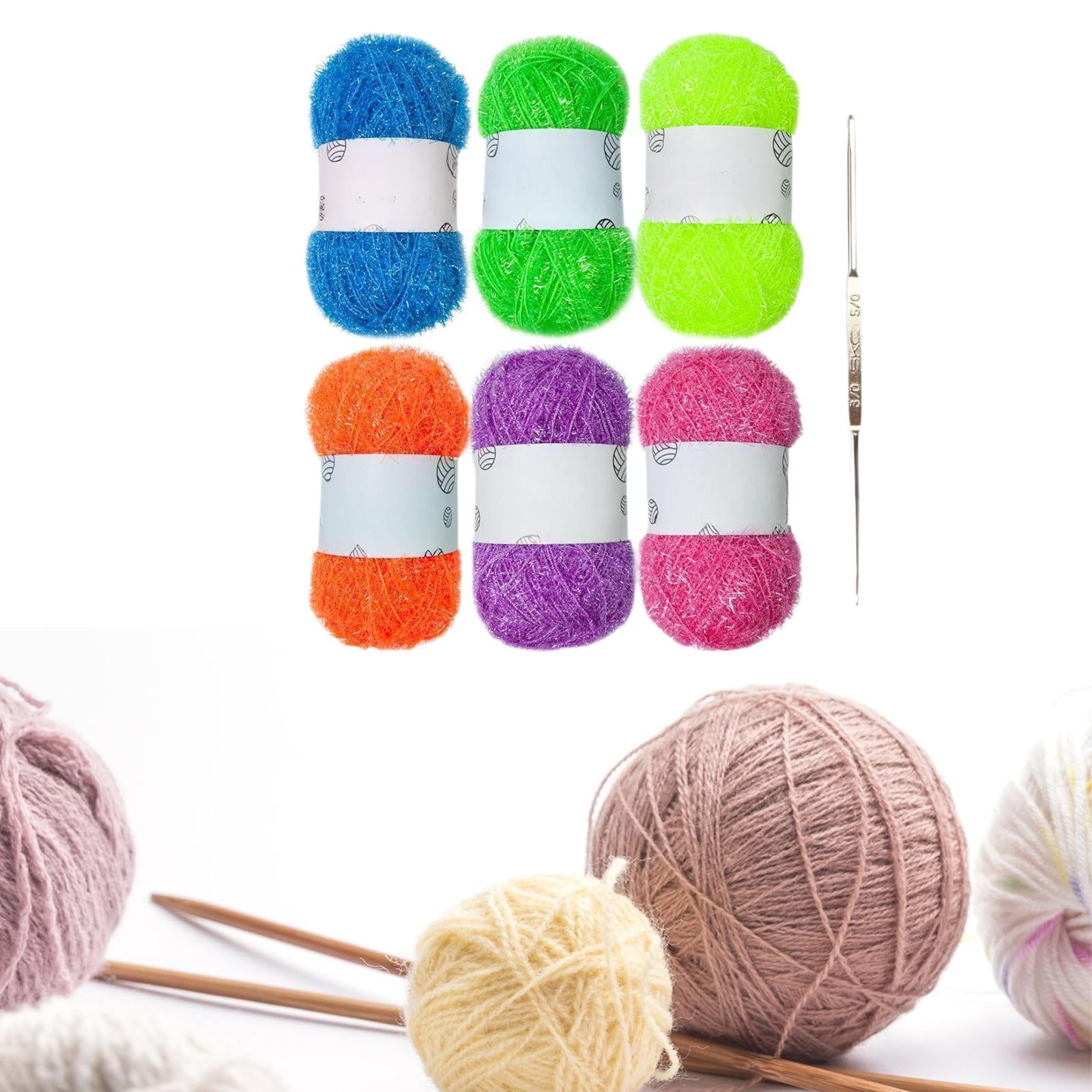 balikha Yarn Dishcloth Thread Comfortable Washable Easy Carrying Hand Crocheted Yarn for Tableware Scrubbing Cloths Men Women Type D
