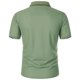 thumbnail image 5 of pstuiky Camisas casuales de manga corta para hombre, Camisa de manga corta con cuello vuelto, versátil, de color liso y estilo informal para hombre camisas casuales para hombre l, 5 of 5