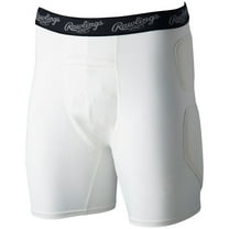 Rawlings Men's Baseball Sliding Shorts White S
