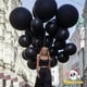 thumbnail image 2 of Globos metálicos intermitentes negros para adultos, de feliz cumpleaños decoración de fiesta, boda, juguetes de helio, 5/10/12/18 pulgadas, 2 of 4