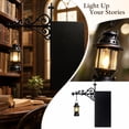 thumbnail image 2 of Library Lantern Mini Bookshelf Lamp, Vintage LED Book Nook Light, Bookshelf Lamp Between Books, Nook Lume Book Shelf Lantern, Warm Amber Book Nooks Lume Lights for Book Lovers, 2 of 7