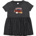 thumbnail image 3 of Inktastic Grandpa's Little Slugger Girls Baby Dress, 3 of 5