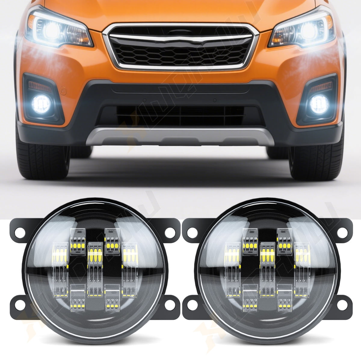 LED Bumper Clear Fog Light FOR Jeep Renegade 2015 2016 2017 2018 Driving Lamps