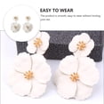 thumbnail image 2 of 1 par de pendientes con forma de flor decorativa con forma de flor decorativa, joyería de moda, 2 of 6