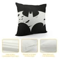 thumbnail image 4 of Body Pillow Cover Soft Bat Halloween Pillowcases with Zipper Long Pillow Protector Full Body Pillow Case Covers for Bed,Couch,Home Gifts., 4 of 5