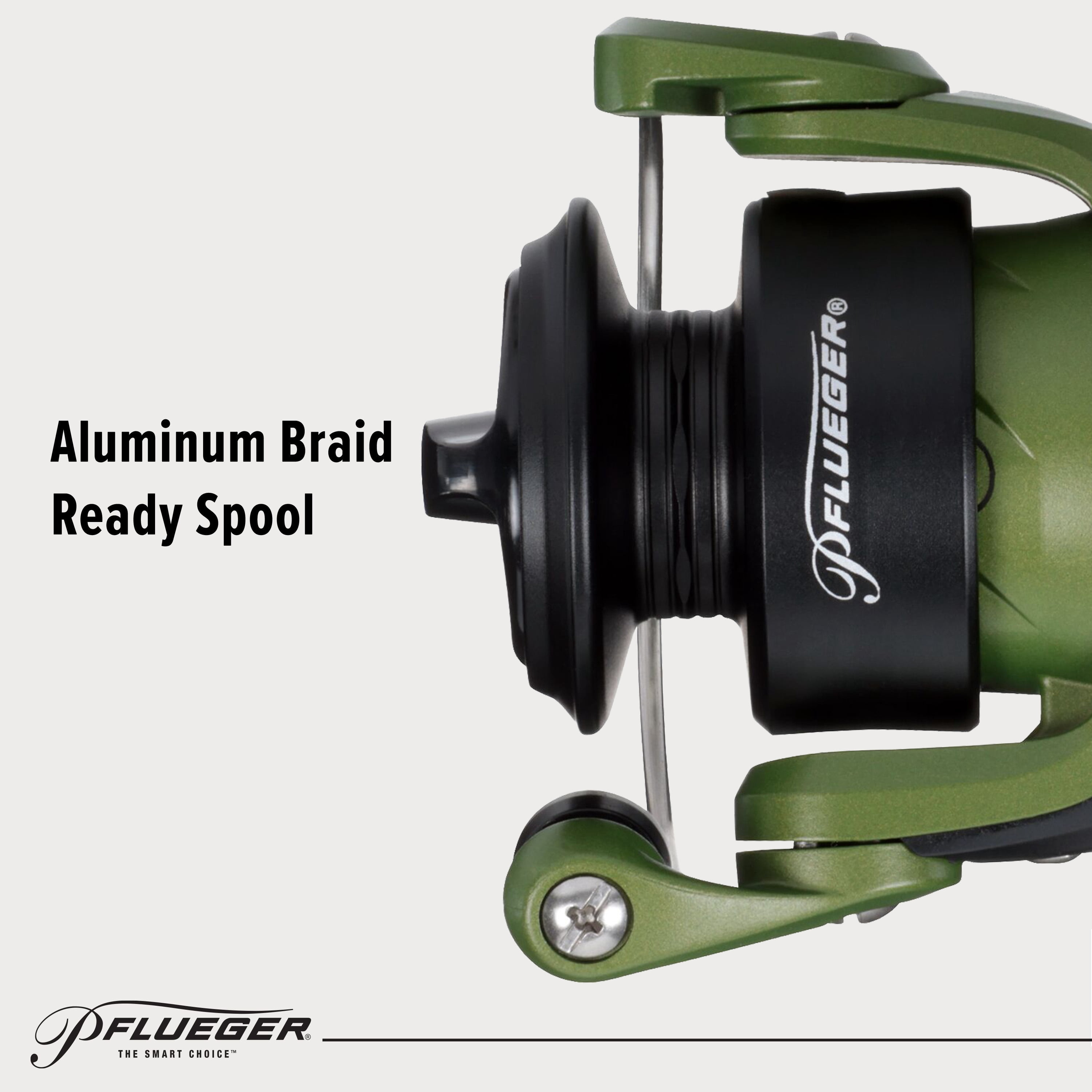 Pflueger Monarch Spinning Reel, 40 Size (5.2:1)