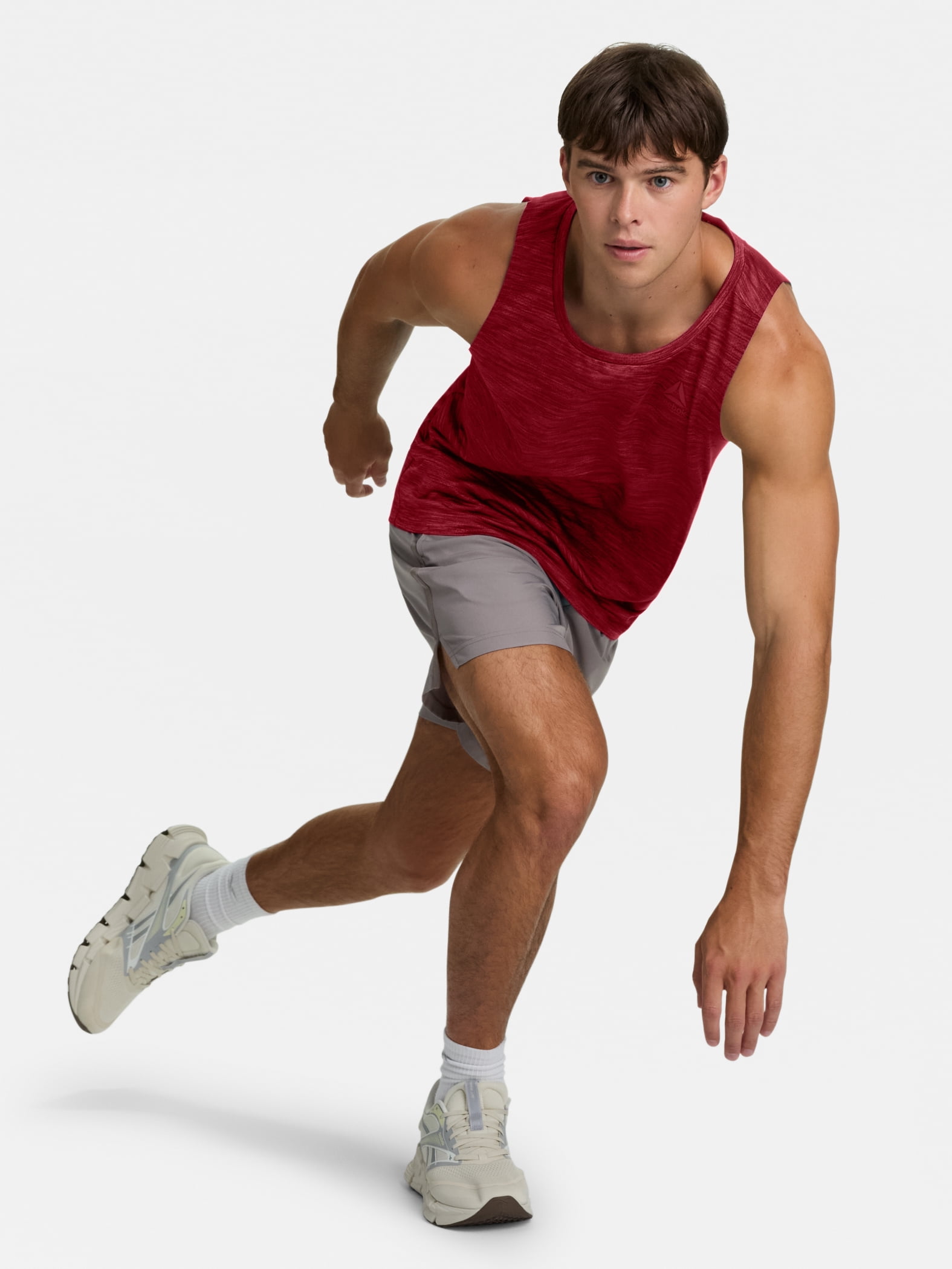 Reebok Men's & Big Men's Stride Performance Tank Top, Sizes XS-5XL