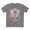 Athletic Heather, variant on Butterfly shirt, Shirt with Butterfly, Tee Shirt with Antique Butterfly