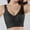 Black, variant on Women's Wireless Bra Seamless No Bulge Light Support Bra No Underwire Stay in Place Wide Straps Machine Washable T Shirt Bra,White,M