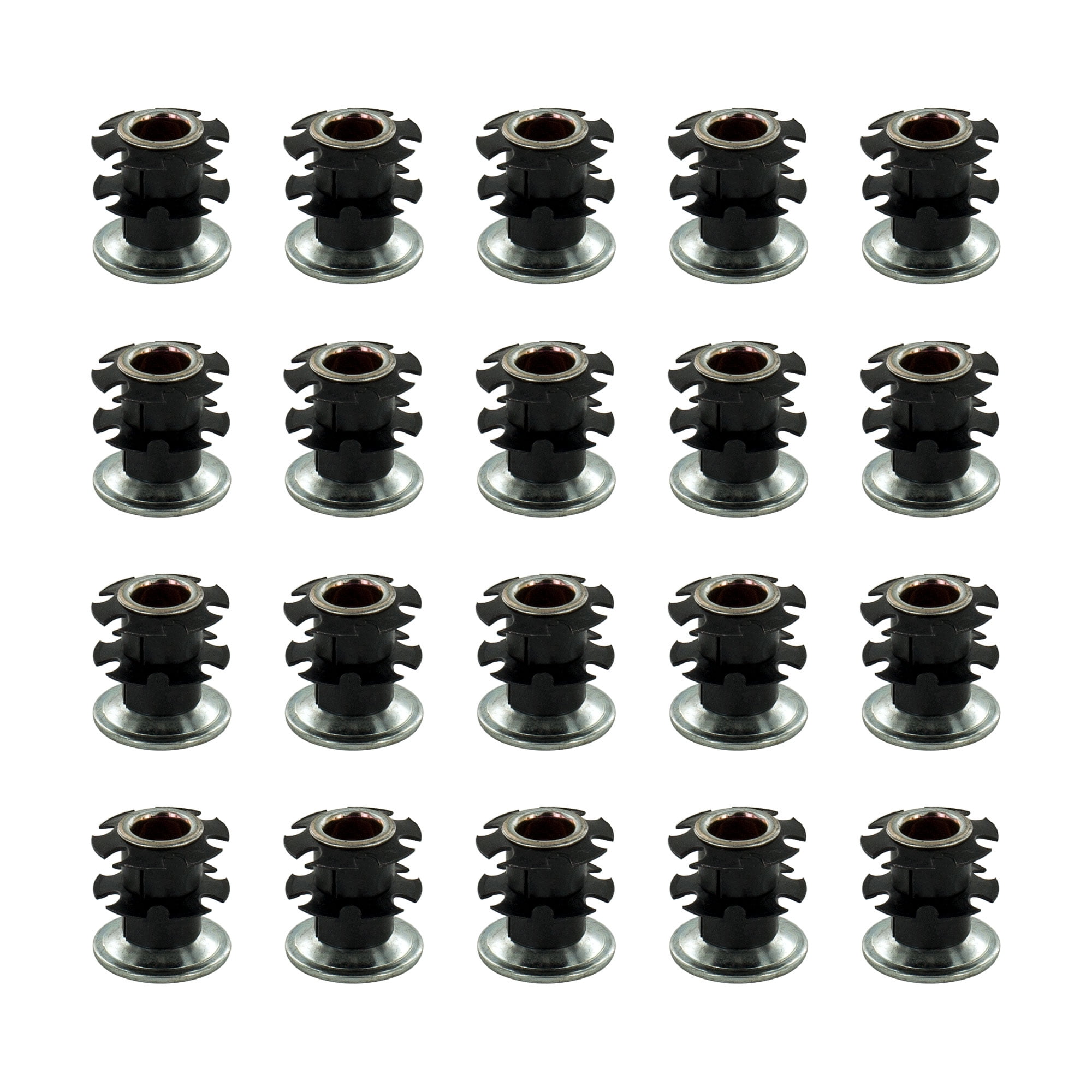 Outwater Industries Double Star Threaded Caster Insert Heat Treated