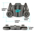thumbnail image 3 of 4X Dishwasher Dishrack Wheels Lower Rack For Kenmore KitchenAid Maytag W10195417, 3 of 5