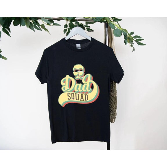 Dad Squad Matching Family Team Group Gift Style Tee T-Shirt, for men & women, up to size 5XL