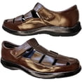 thumbnail image 3 of Sandalia En Piel Borrego Para Hombre Huarache Comfort Casual Color Cafe MD07, 3 of 6