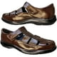 thumbnail image 3 of Sandalia En Piel Borrego Para Hombre Huarache Comfort Casual Color Cafe MD07, 3 of 6