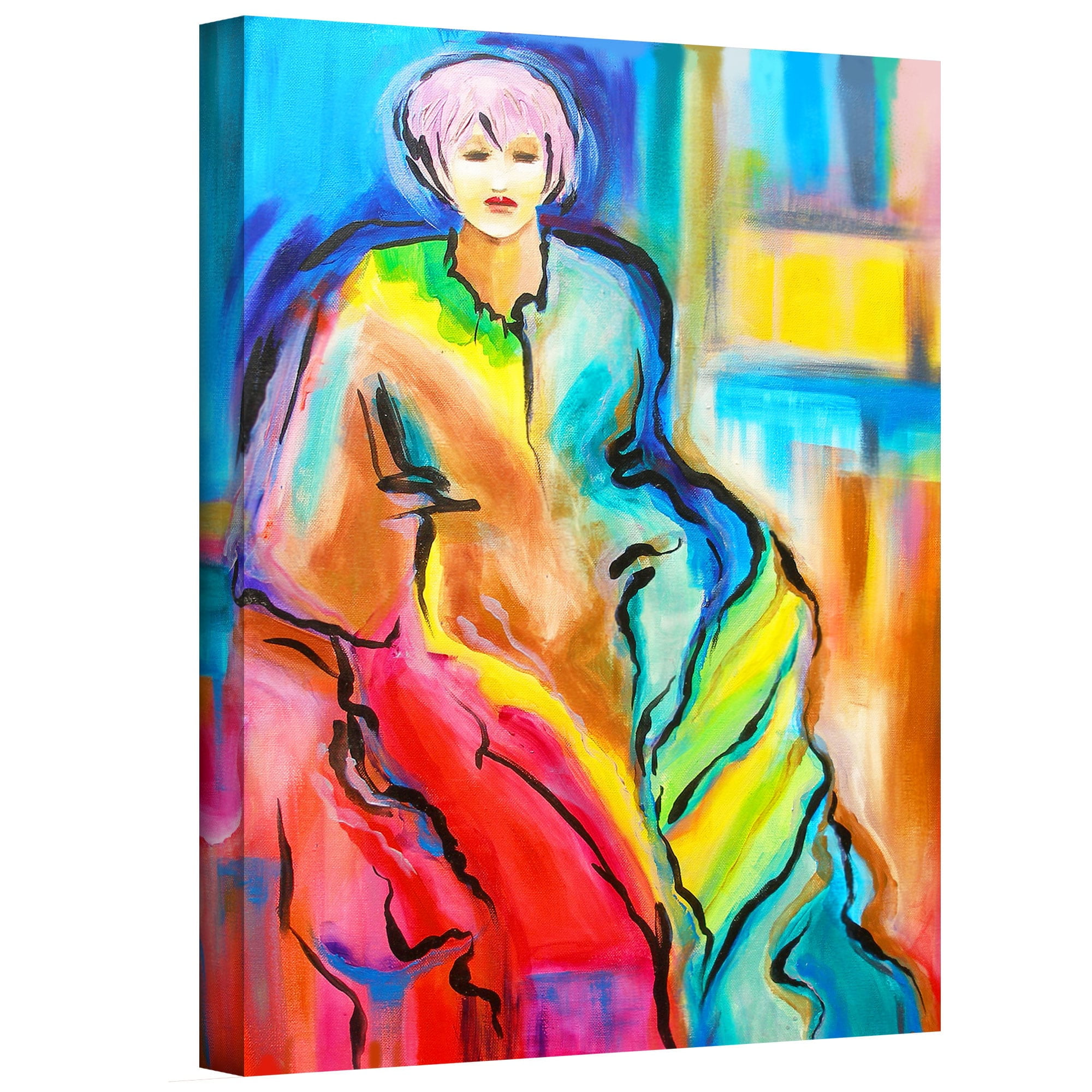 ArtWall Susi Franco "I am Queen" Gallery-wrapped Canvas