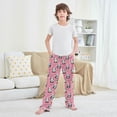 thumbnail image 6 of Wobogo Painted Heart Panda Long Pajama Pants Bottoms Soft Sleepwear with Pockets, 6 of 9