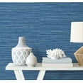 thumbnail image 5 of Luxe Haven Coastal Blue Luxe Sisal Peel and Stick Wallpaper (Covers 40.5 sq. ft.), 5 of 8