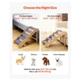 thumbnail image 5 of Wood Dog Stairs 5 Step, Pet Stairs for High Bed Sofa, 150lbs Capacity, Non-Slip Climb Aid for Small Medium Large Dogs Cats, Senior Pets, 5 of 9
