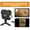 thumbnail image 4 of Amdohai Window Projector Window Projection Display Holiday Digital Decoration for Halloween Christmas 12 Movies Window Display with Rear Projection Screen, 4 of 8
