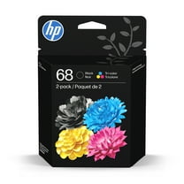 HP 68 Black/Tri-color Original Ink Cartridge2-pack