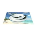 thumbnail image 3 of Ryvnso 1 Piece Placemats Summer Palm Tree Beach Dining Mats Heat-Resistant Non-Slip Washable Table Mat, 3 of 8
