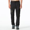 thumbnail image 3 of Pantalones secos rápidos desmontables de verano para hombre, pantalones cortos elásticos transpirables para exteriores, senderismo, pesca, escalada, pantalones deportivos informales, 3 of 5