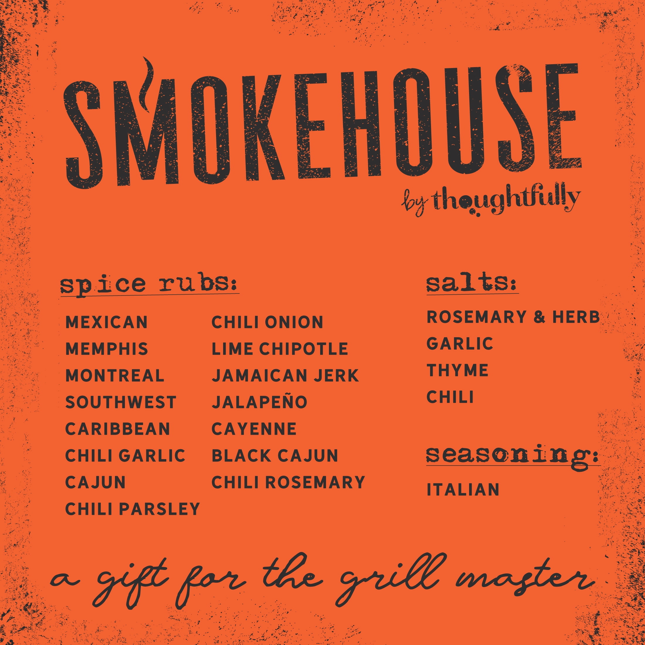Smokehouse by Thoughtfully Ultimate Grilling Spices and Seasonings Set, 20 Count