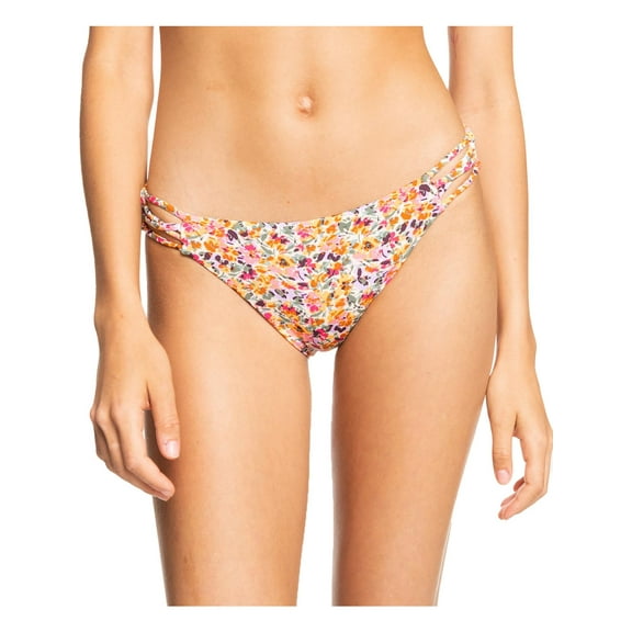 Roxy Womens Juniors Cut-Out Hipster Swim Bottom Separates Pink XL