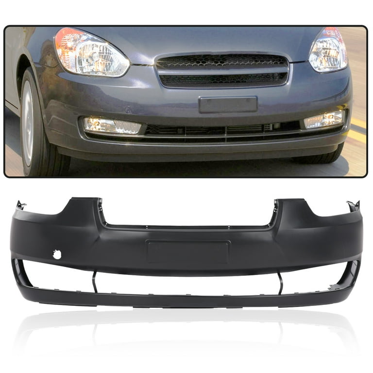 CROSSDESIGN Front Bumper Cover Fit for Hyundai Accent 2006 2010