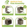 thumbnail image 7 of fazzn 30 Gallon Resin Deck Box Outdoor Indoor Waterproof Storage Box for Patio Furniture Pool Accessories Storage for Cushion Garden Tools (Brown), 7 of 7