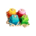 thumbnail image 2 of Juguetes Montessori CUTICAT Rompecabezas de madera Reconocimiento de formas y colores, 2 of 8
