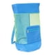 thumbnail image 5 of Bolsa de malla para playa, plegable, con cordón, portátil, para recoger conchas Azul, 5 of 9