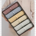thumbnail image 2 of Mistaha Foldable Storage Box with Houndstooth Print and Handles - Closet Organizer for Clothes, Toys, Books - Waterproof Fabric Bin for Bedroom, Living Room - Portable and Stackable - 44*30*20cm, 2 of 6
