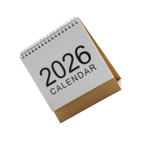2026 Desktop Calendar Household Calendar Twin-Wire Binding Standing Calendar