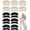 Black&beige, variant on 12 Pairs Anti-Slip Heel Grips Liners, Soft Suede Heel Cushion Pads Prevent Blisters for Heels & Shoes