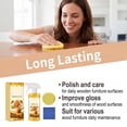 thumbnail image 6 of Multi-Surface Wood Polish Spray with All-Natural Beeswax Furniture Polish and Cleaner for Floors Cabinets 120ml, 6 of 8