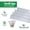 Mill, variant on Dreamscape YardEdge Aluminum Landscape Edging Kit, Mill Finish, 4 Pack 6ft Metal Lawn and Garden Border