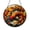 Acrylic 3.5 Inch, variant on Circular Koi Fish Stained Glass Style Wall Art, Calm Water Inspired Home Accent