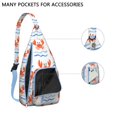 thumbnail image 2 of Sling Backpack Crossbody Shoulder Backpack Gym Sports Travel Hiking Daypack Chest Bag Small Backpack for Travelers Office Workers, 2 of 4
