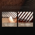 thumbnail image 4 of Keys  17-Key Finger Thumb Piano Portable Musical Instrument Solid Wood Body for Kids Adults Music Lover Beginners Professional with Tuning Hammer Wipe Cloth Notes Sticker, 4 of 7